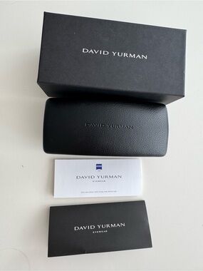 David Yurman Black Eyewear Case and Box Set